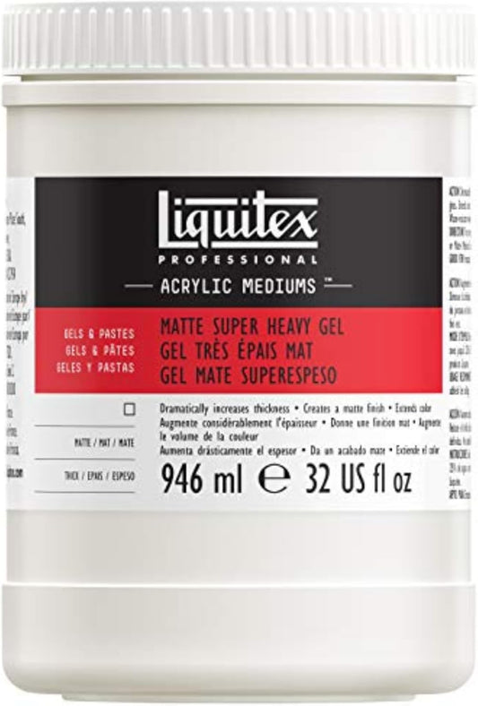 Liquitex Professional Matte Super Heavy Gel Medium, 946ml (32-oz)