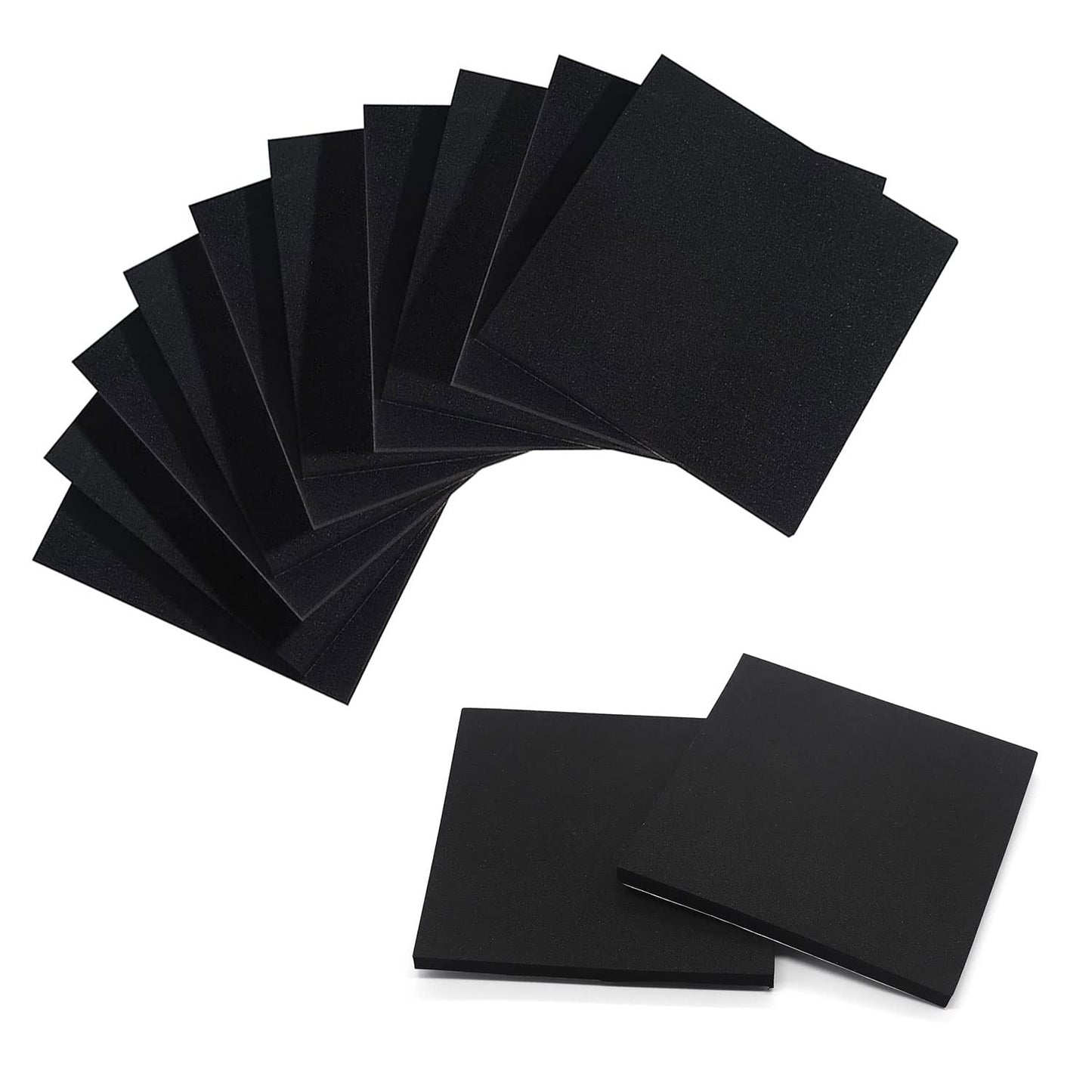Foam Padding Sheets with Adhesive Backing - 1/4" Thick Self Stick Neoprene Insulation Foam,1/4 Inch Thick X 4 Inch Long X 4 Inch Wide (8, 1/4Inch x 4Inch x 4Inch)