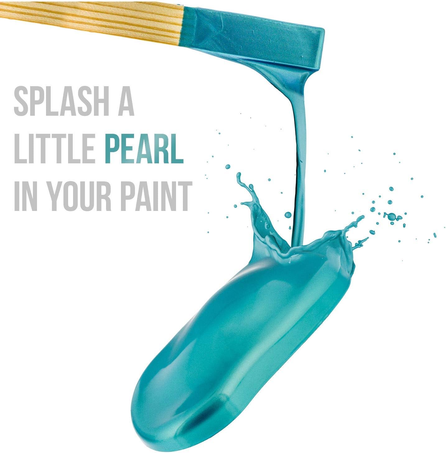 U.S. Art Supply Jewelescent Mica Pearl Pigment Powder Kit, 12 Deluxe Colors, 3.5 oz (100g) Pouches - Cosmetic Grade, Epoxy Resin Color Pigment, Mica Powder for Resin, Soap, Slime, Candle Dye, Art