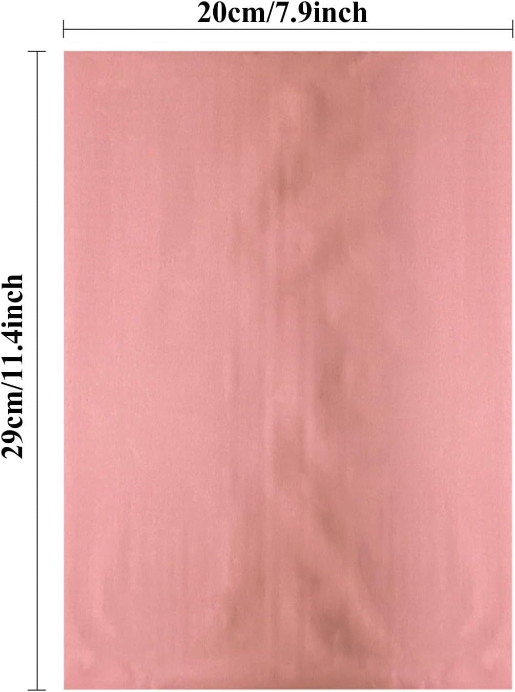 Briartw 20x29cm Hot Foil Paper 50 Sheets Pack Toner Reactive Foil Hot Stamping Foil Paper by Laser Printer and Laminator for Scrapbooking Craft Cardmaking DIY Album (Pink, 50 Sheets)