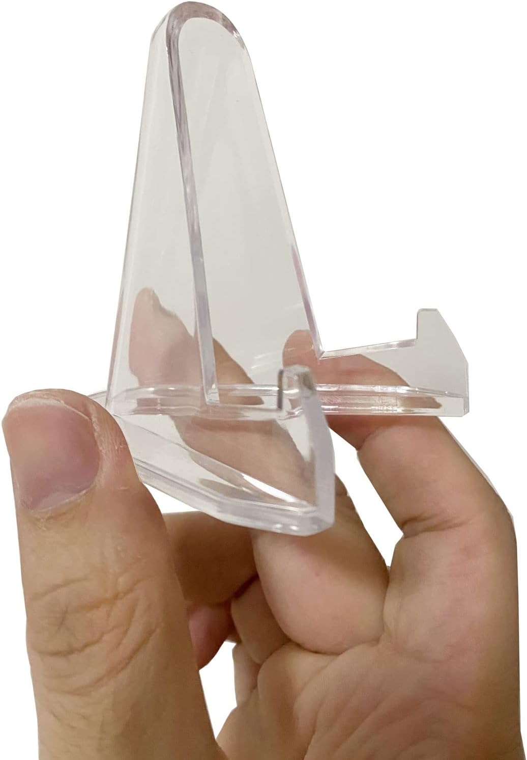 22 Packs(2.7 Inch) Acrylic Easel Stands Display Stands/Plate Stands Coin Display Easel Holder for Air-Tite Coins Pocket Watches Capsules Challenge Medals Casino Chips , Photo Display,Baseball Sports