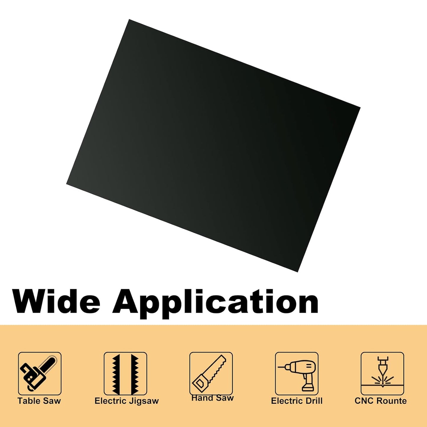 10PCS 7x5x1/32 Inch Anodized Aluminum Sheet, Black Aluminum Engraving Blanks, 1MM Thin Metal Plates for Laser Engraving, Crafting, DIY, House Decoration