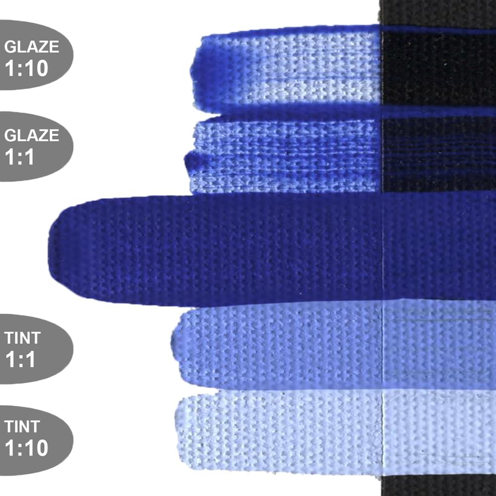 OPEN Slow-Drying Acrylics by GOLDEN, Cobalt Blue, 2 fl oz. tube, Professional Acrylic Paint, Semi-Opaque