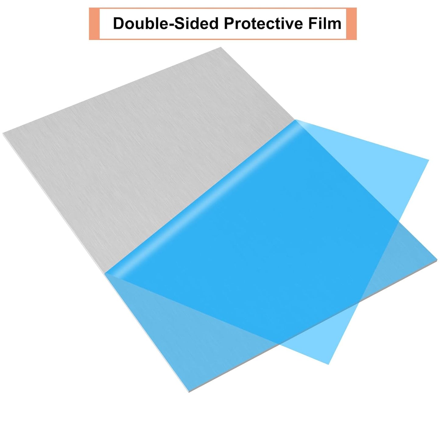 6061 T651 Aluminum Sheet Metal 11 x 15 x 1/8 (0.125”) Inch Heat Treatable Rectangle 3MM Flat Plain Aluminum Metal Plate for Crafting, Industrial, Covered with Protective Film