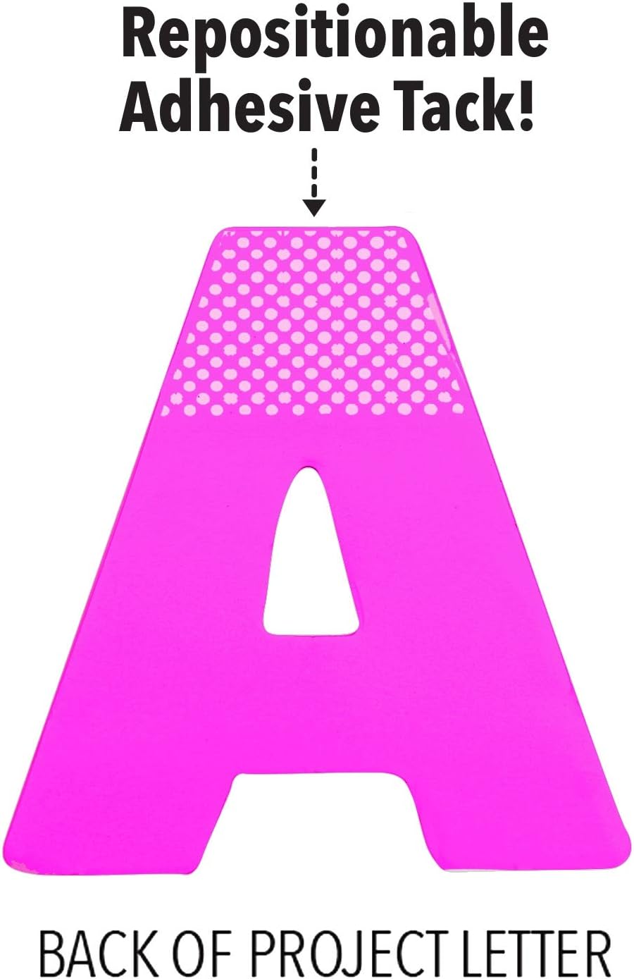 ArtSkills Poster Letters 4” Paper Letters for Poster Board Projects, Classroom Bulletin Boards, Sign Making Supplies, Neon, 190 Pieces