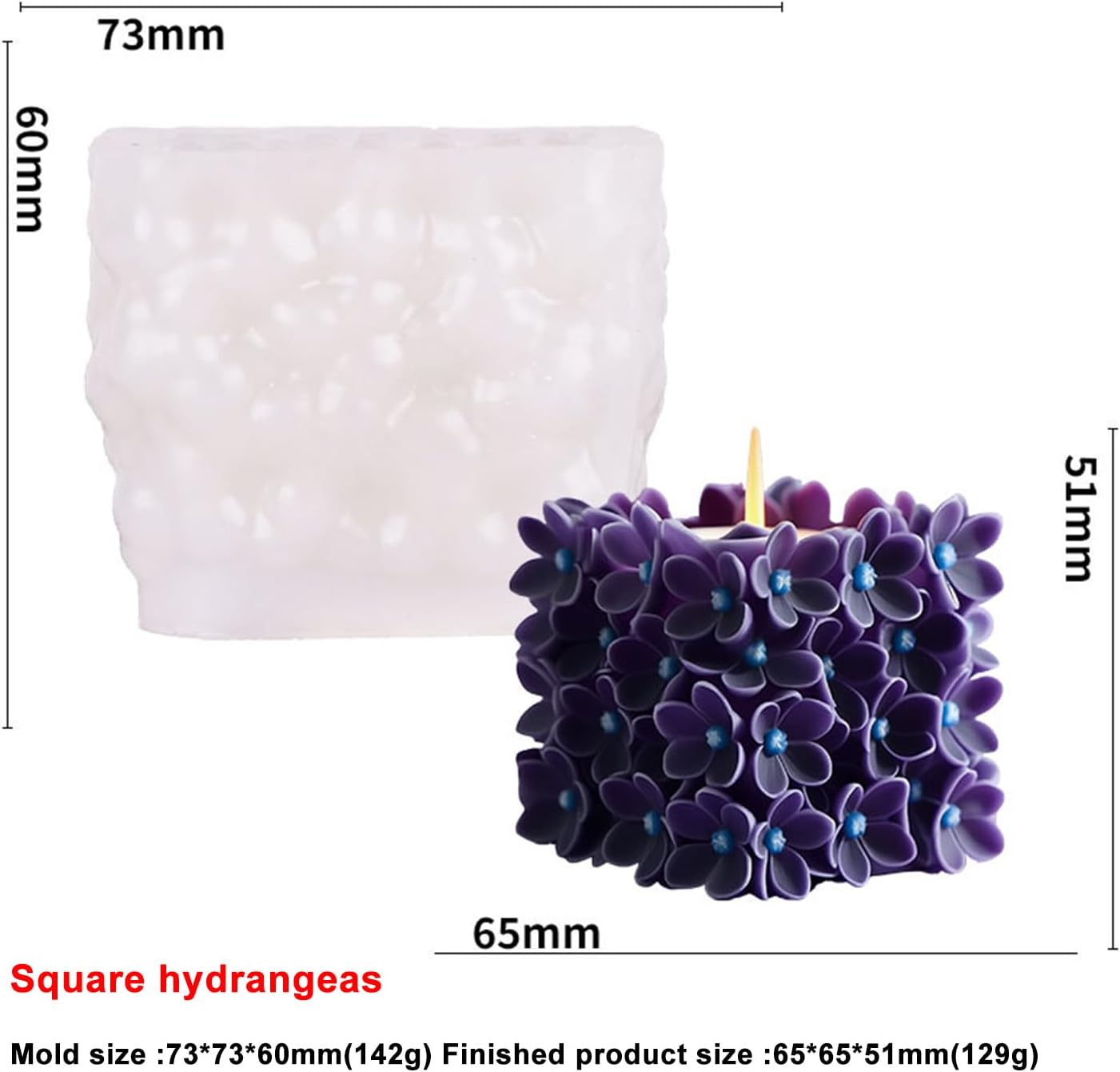 Peony Bouquet Candle Soap Molds, 3D Peony Silicone Mold for Epoxy Resin Casting, Silicone Mold for Resin Casting DIY Plaster Polymer Clay Home Decoration