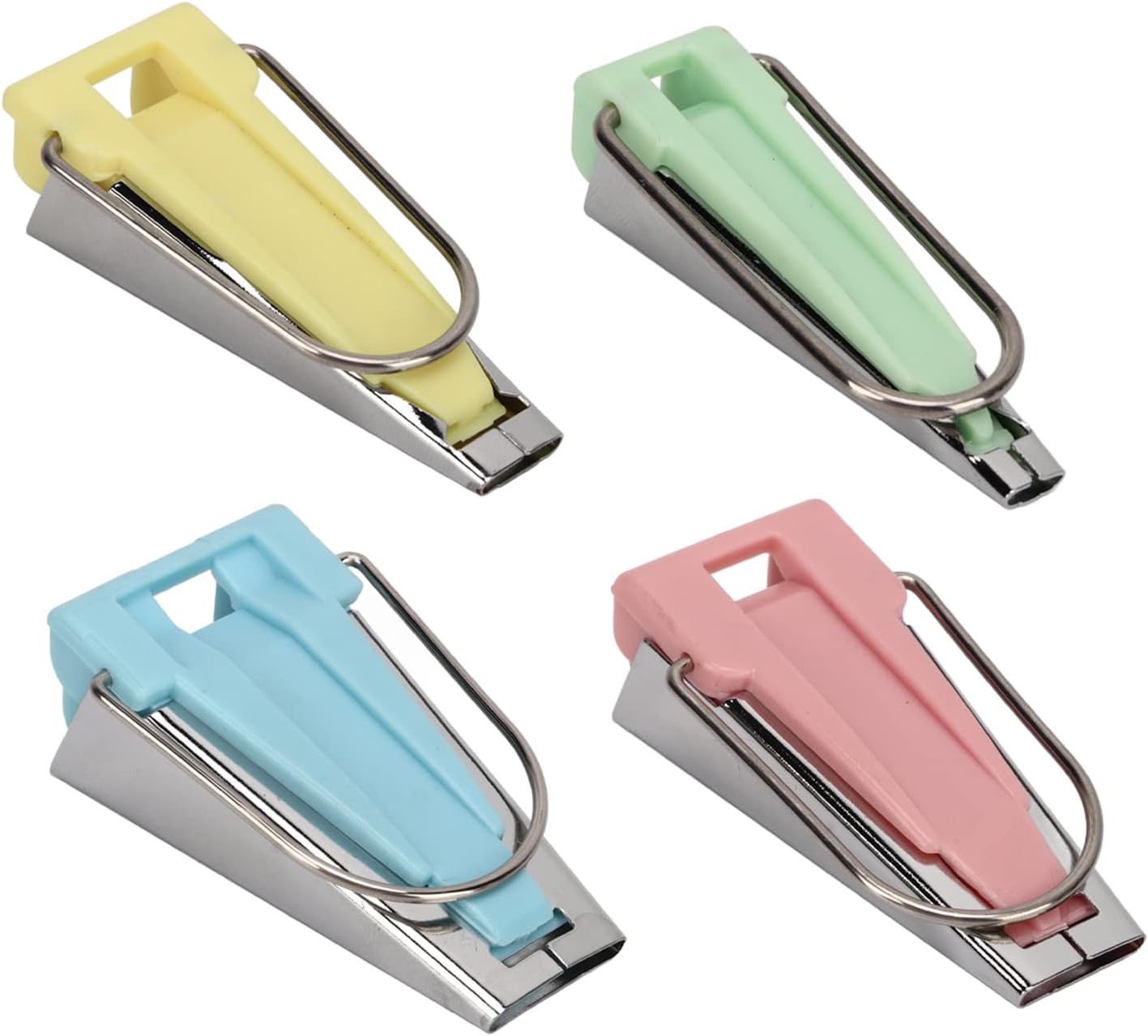 Bias Tape Makers Kit 4 Size costura, 1/4inch 1/2inch 3/4inch 1inch DIY Quilting Tools Kit for Hem Sewing and Quilting