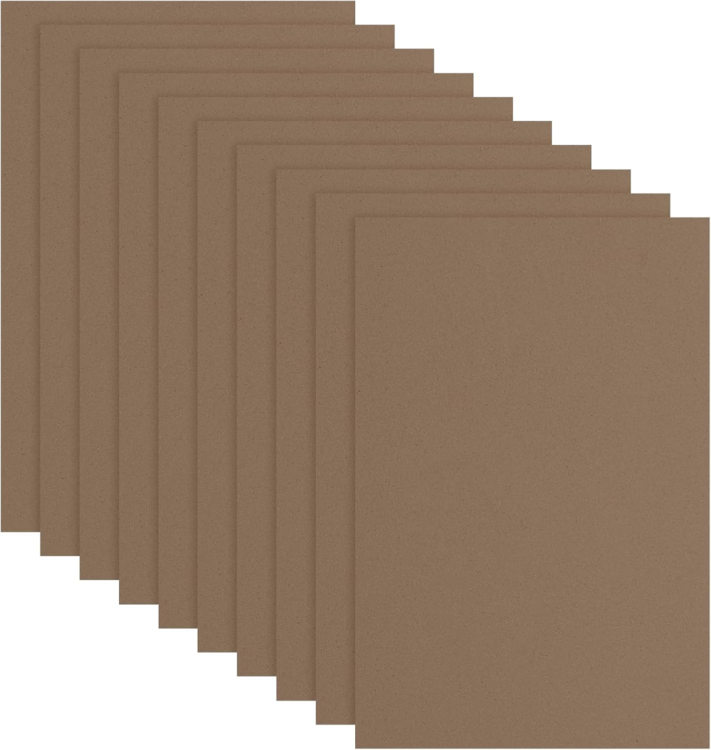 uxcell 10 Pcs Brown EVA A4 Foam Sheets Crafts, 12 x 8 Inch Foam Paper for DIY Crafts Project Classroom Scrapbook Art Cards Home Office Decoration (2mm Thick)