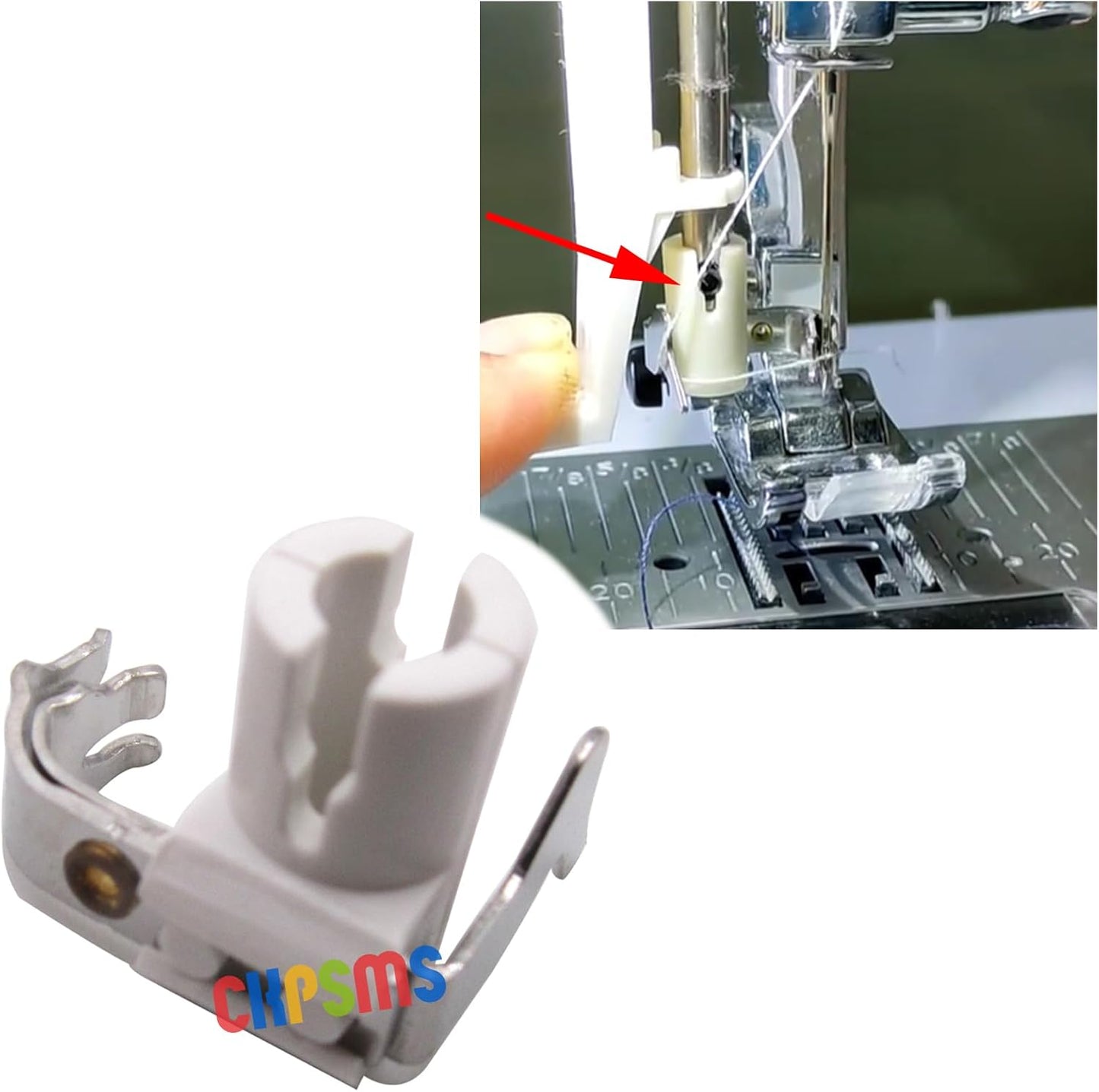 CKPSMS Brand - 1PCS Needle Threader #HP32557 Compatible with/Replacement for Singer Brand 3400,8090, 9910,9920,9940,9960,9970,9985, EM100/EM200 Quantum Stylist Superb,Quantum XL3400