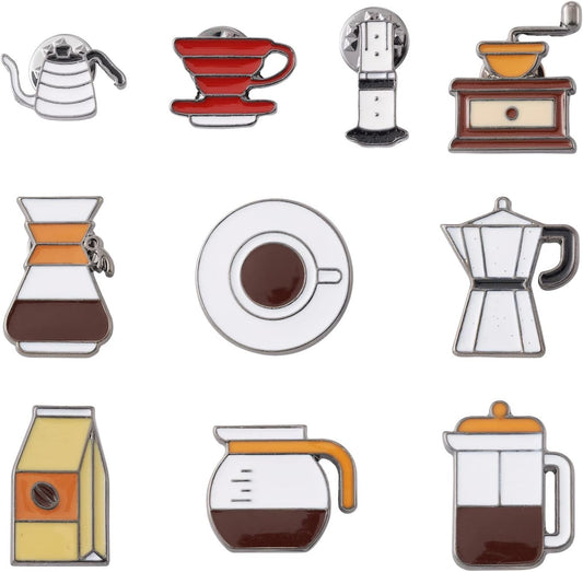 Mixed Enamel Pins for Backpacks, Beadthoven Cute Enamel Brooch Pins Set, Funny Backpack Pins, Aesthetic Lapel Badge Pins Bulk for DIY Clothes Accessories Holiday Gifts