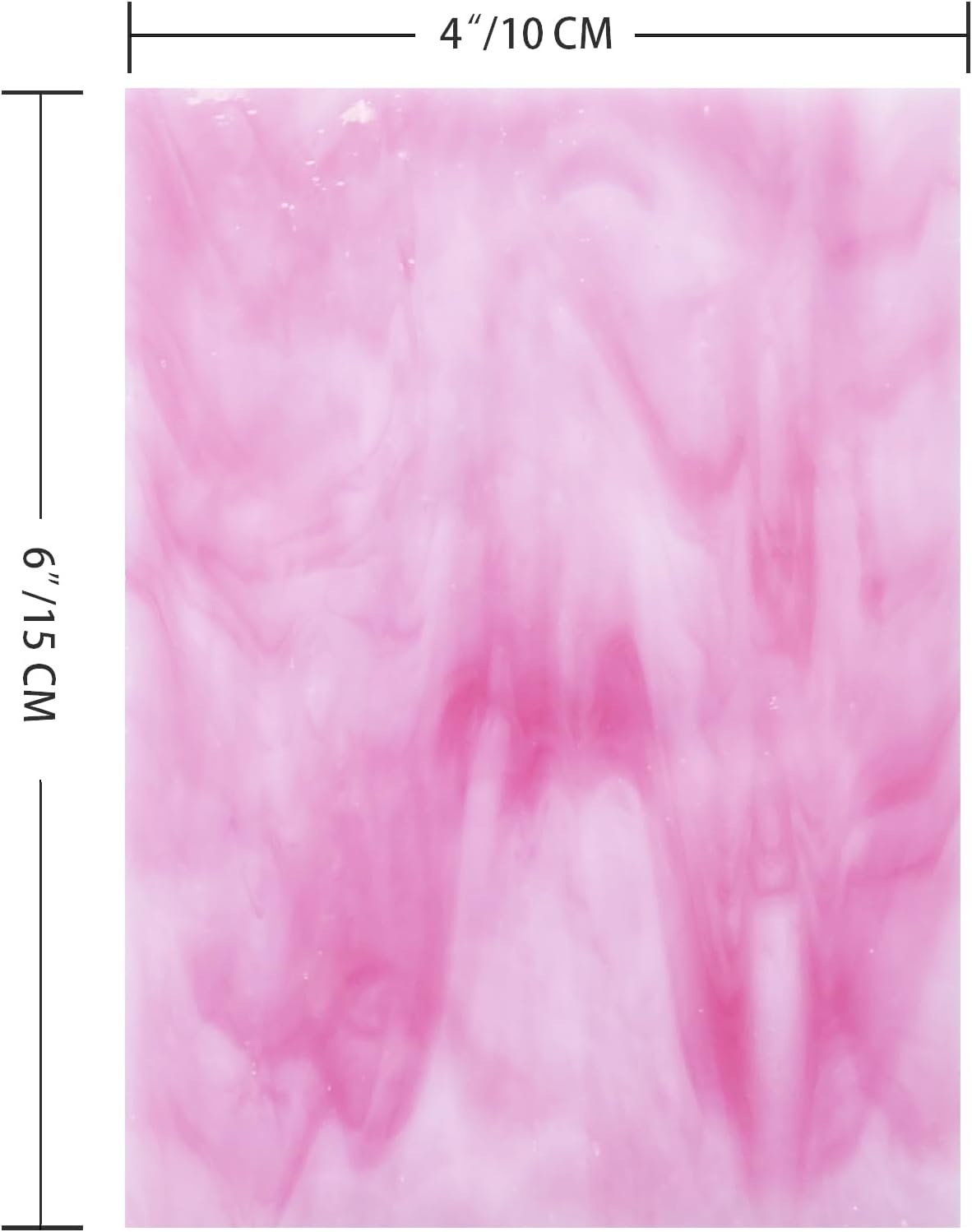 ILLUCKAI 12 Sheets Mixed Red Pink Stained Glass Sheets, 4 x 6 inch Stained Glass Supplies Mosaic Glass Tiles for Crafts, Cathedral Glass Art Glass for Stained Glass Beginners and Hobbyists