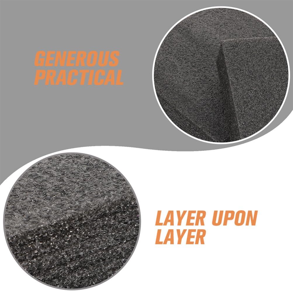 VILLCASE 3pcs Felting Board Foam High Dense, Needle Felting Pad, Work Black Rectangle Felt Mat Sewing Wool Tool for DIY Hand Craft Poking Knitting Projects 7x7 inches