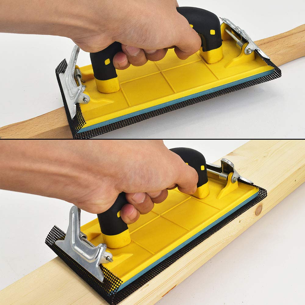 SCOTTCHEN Drywall Sanding Screen Mesh Sheet 4-3/16" x 11-1/4" Grit #80,120,220-36pcs