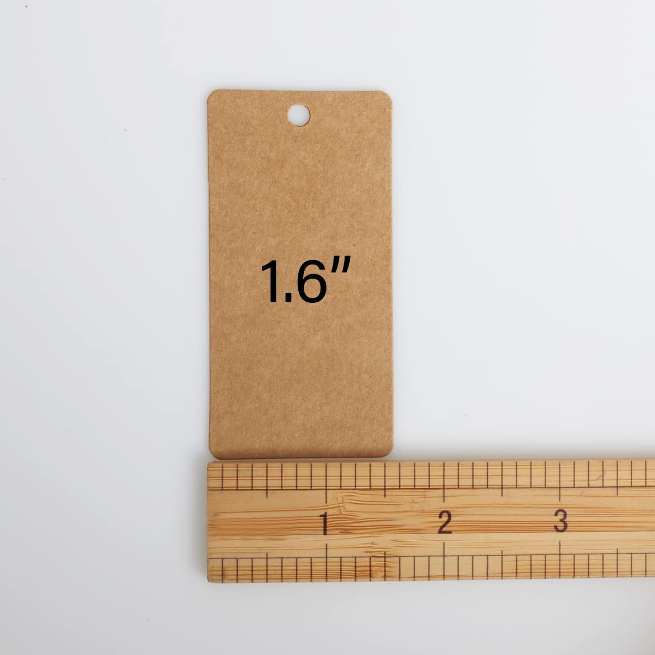 200pcs Kraft Paper Gift Tags with String, Price Tags, Display Label for DIY Project,Gifts Arts and Crafts Wedding Holiday (Brown)