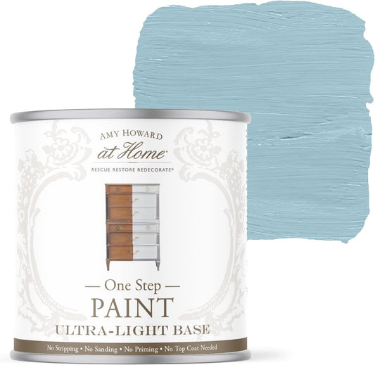AMY HOWARD AT HOME Chalk-Based One Step Paint for Furniture, Cabinetry, Decor, Finish, and More | No Stripping, Sanding, or Priming | Ultra-Light Base | 32 Ounce | Credenza