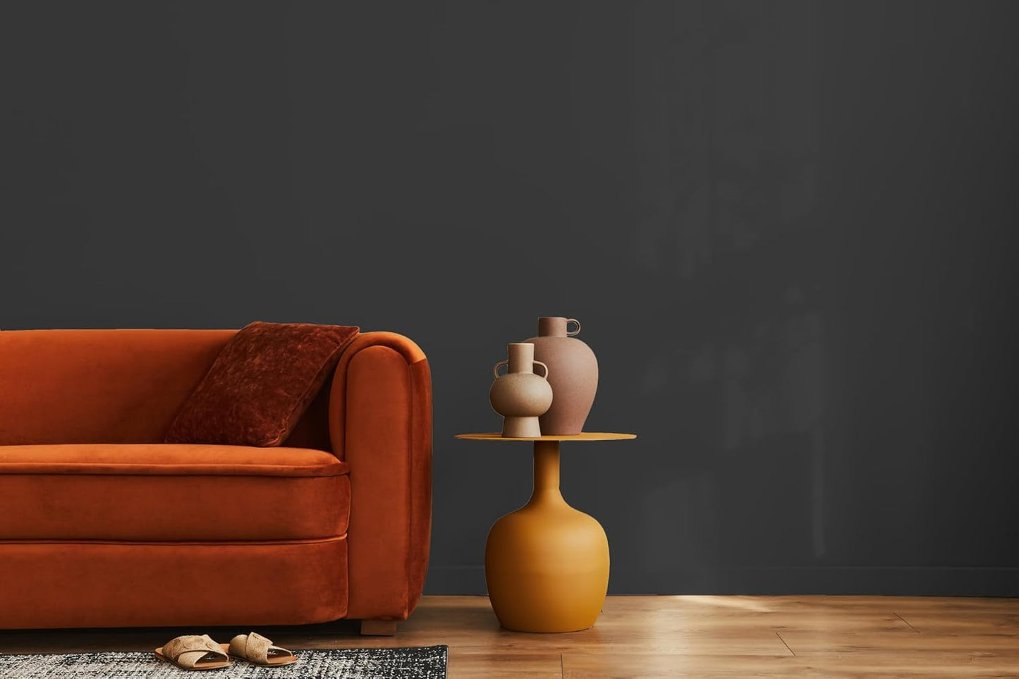 EVOLVE Paint & Primer: Environment-friendly, Low Sheen with One-coat Coverage for Interior & Exterior surfaces (Black Iron, 5-Gallon)