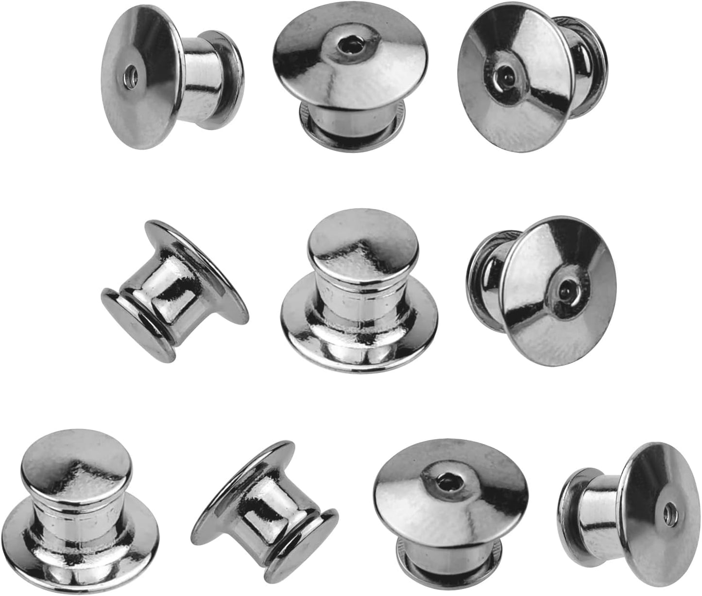 30 PCS Pin Backs, Pins for Backpacks, Pin Backs Locking, Pin Lock, Metal Pin Locks Back for Enamel Pins (30)