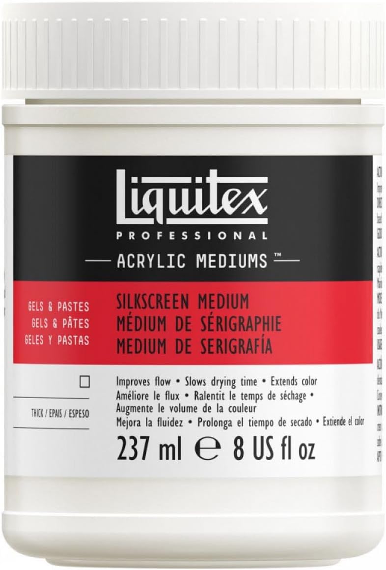 Liquitex Professional Silkscreen Gel Medium, 237ml (8-oz)