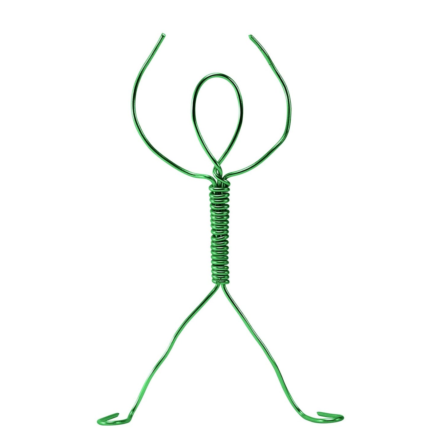 TecUnite Aluminum Craft Wire for Sculpting Armature Bendable Craft Wire for DIY Jewelry Making(Green, 10 M X 1.5 mm, 1 Roll)