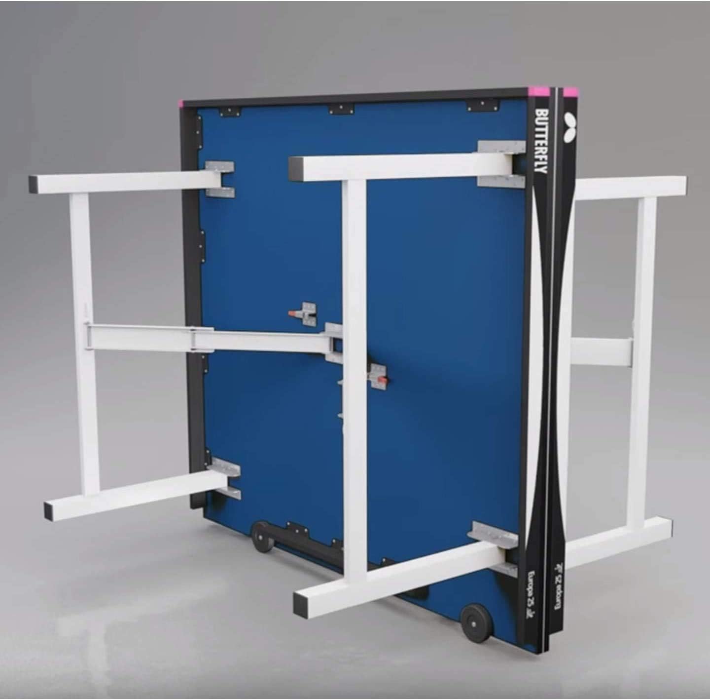 Butterfly Europa 25 Ping Pong Table—Indoor Game Table—ITTF Approved Table Tennis Table For Tournament, Club, Home, Institution—Professional Ping Pong Net Included—Very Compact Storage