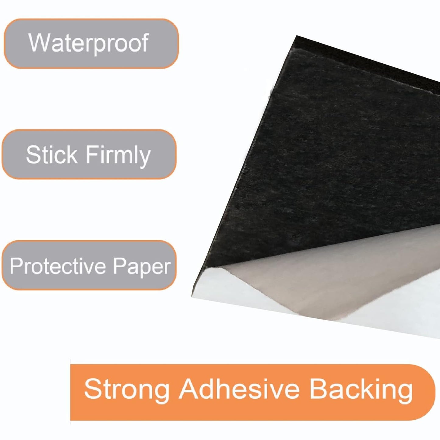 Rubber Adhesive Pads, 8 Pcs Closed Cell Foam Sheet Neoprene High Density Foam Anti Vibration Pads for Furniture Cars Speakers Black (4" x 4" x 1/8", 8 Pcs)