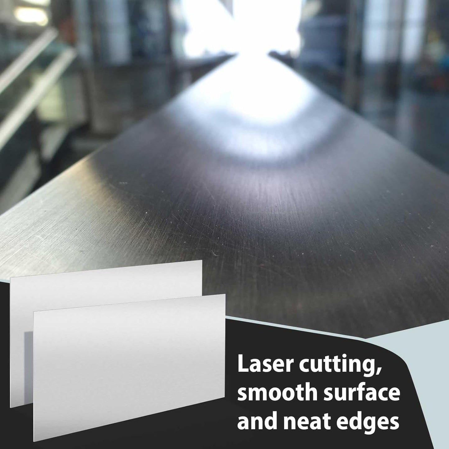 1 Pack 5052 Aluminum Sheet Metal 24" x 48" Aluminum Plate 1/8 (0.125'') Inch Thickness Rectangle Metal Panels for Industry Crafting Handcraft DIY Projects