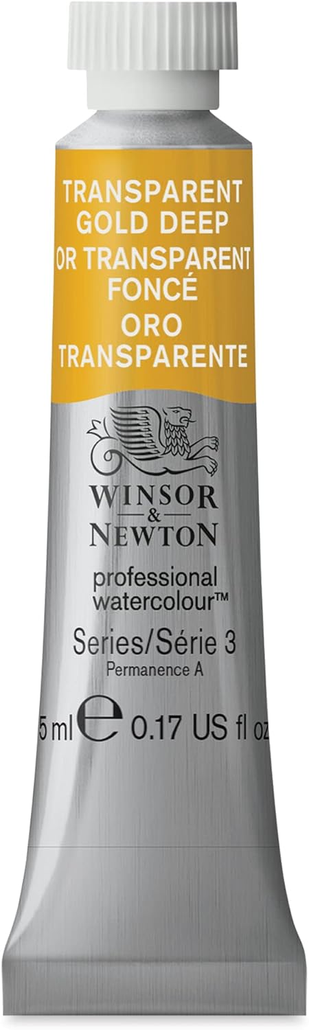 Winsor & Newton Professional Watercolor, 0.17-oz Tube, Quinacridone Gold