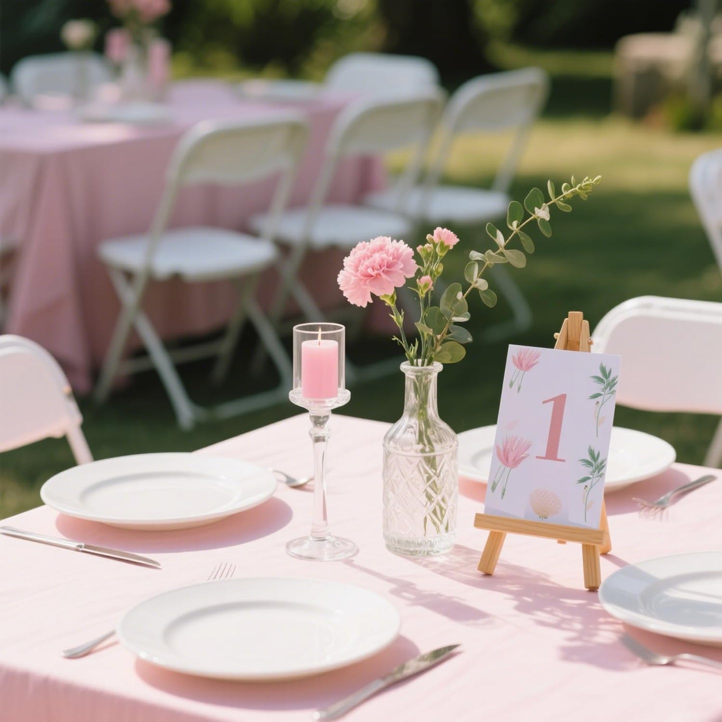 110Pcs Mini Wood Easel Stands - 5 Inch Small Wooden Display Easels for Artist Crafts, Business Cards, Photos, Paintings & Gifts (Tabletop Tripod Holder)