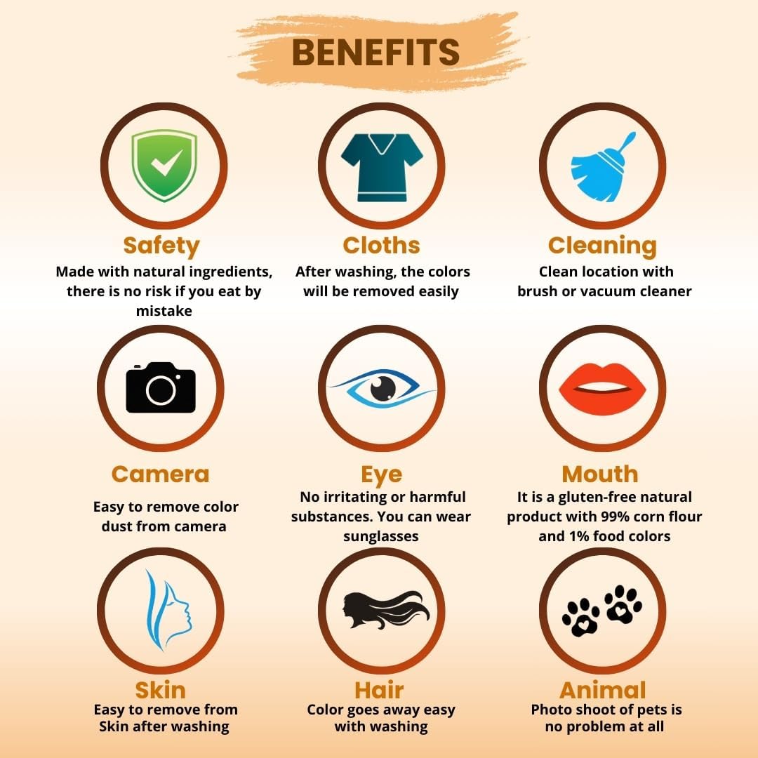 2.2lb/1kg red Holi color powder rangoli non toxic bulk organic washable natural gender reveal decorations colour war kids dog animal summer camps festivals gift run gulal