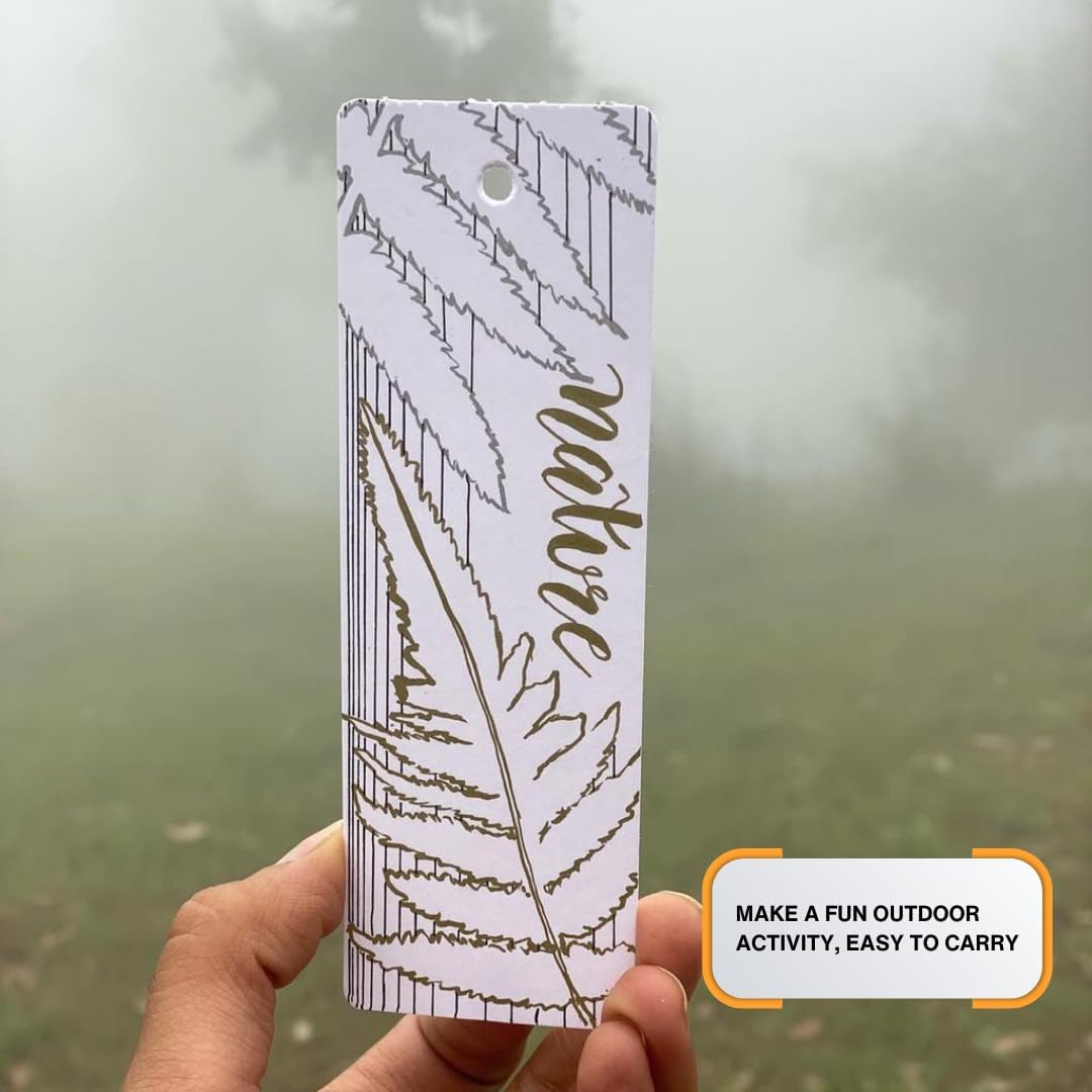 300 GSM Textured Ivory Bookmark Sketchpads for Acrylics & Inks, and Fine Arts - for Professional Artists (Pack of 2)