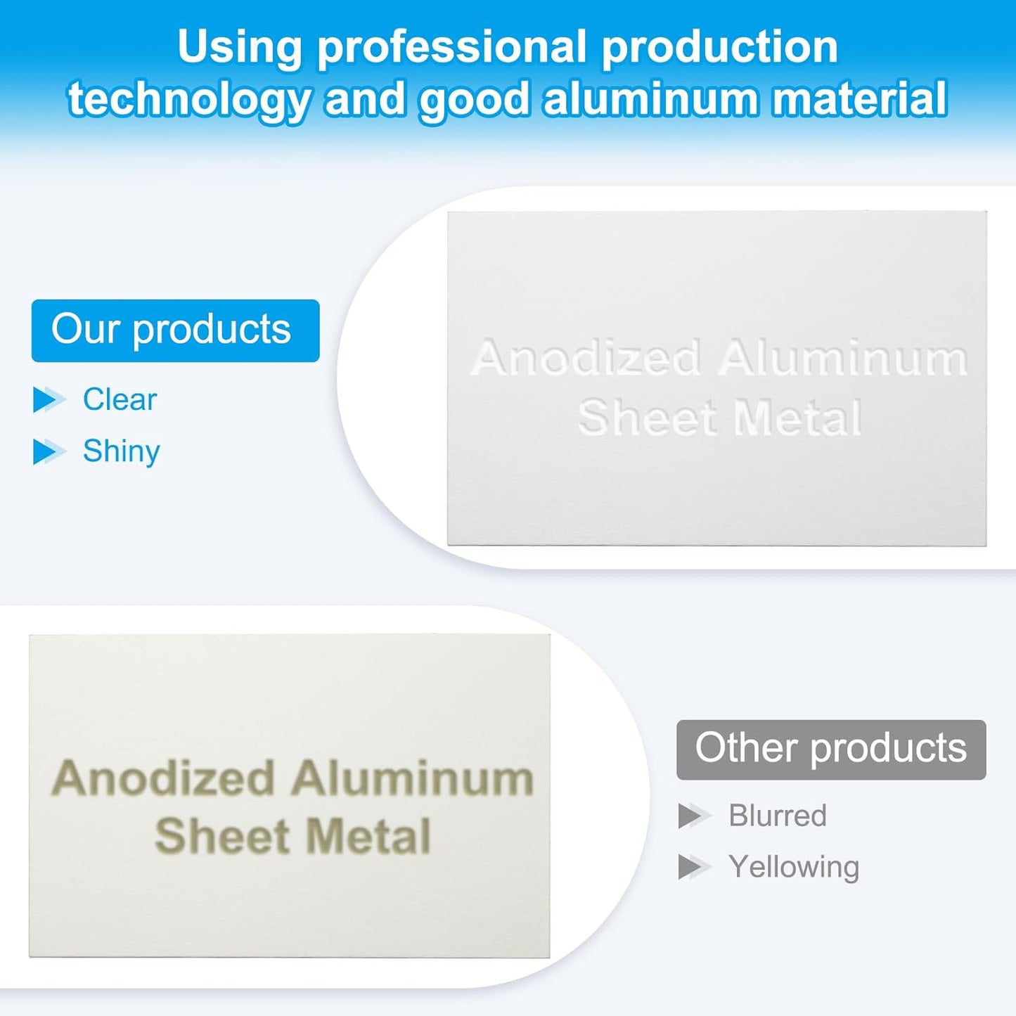 PATIKIL 2.1x3.3 Inch Anodized Aluminum Sheet Metal, 15Pcs Laser Plates Engraving Blanks 0.5MM Thin Rectangle for Crafting DIY House Laser Engraving, Silver