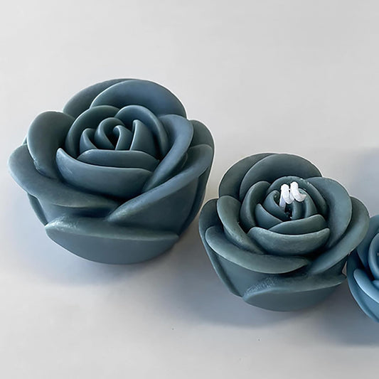 2 Pack Tulip Peony Rose Resin Casting Silicone Molds for Candle Making & Home Decor