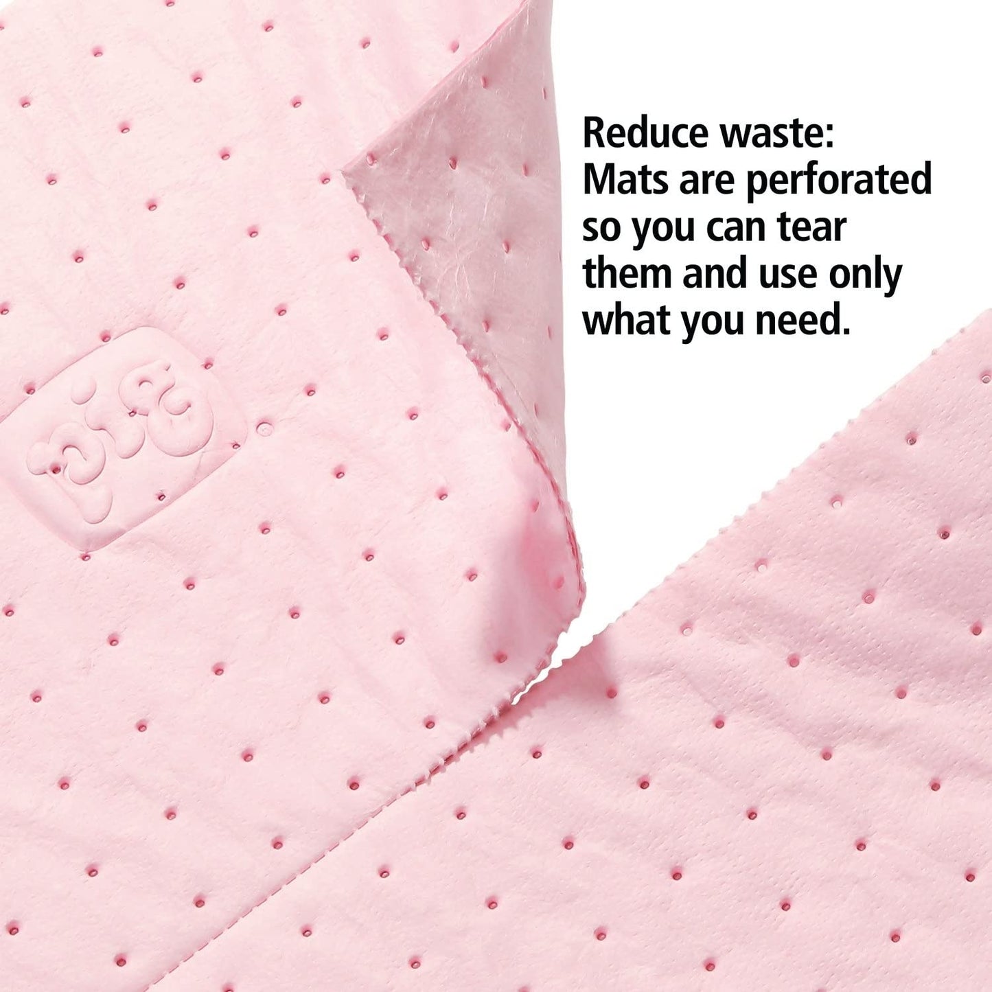 PIG Hazmat Chemical Absorbent Mat Pads - 200 Pads per Bag - 15" W x 20" L - Absorbs up to 14 oz. per Pad - MAT302