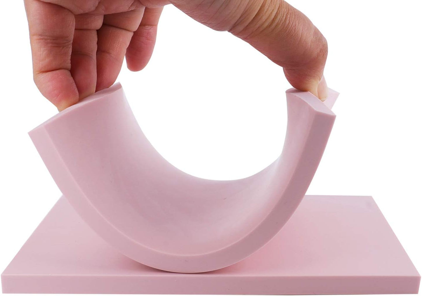 Tosnail 16 Pack 4" x 6" Rubber Stamp Carving Blocks, Soft Rubber for Craft Project - Great for Beginners and Professional - Pink