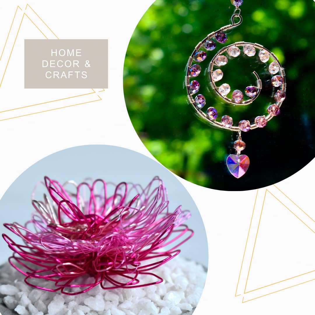 Artistic Wire, 18 Gauge Tarnish Resistant Colored Copper Craft Wire, Powder Blue, 10 yd