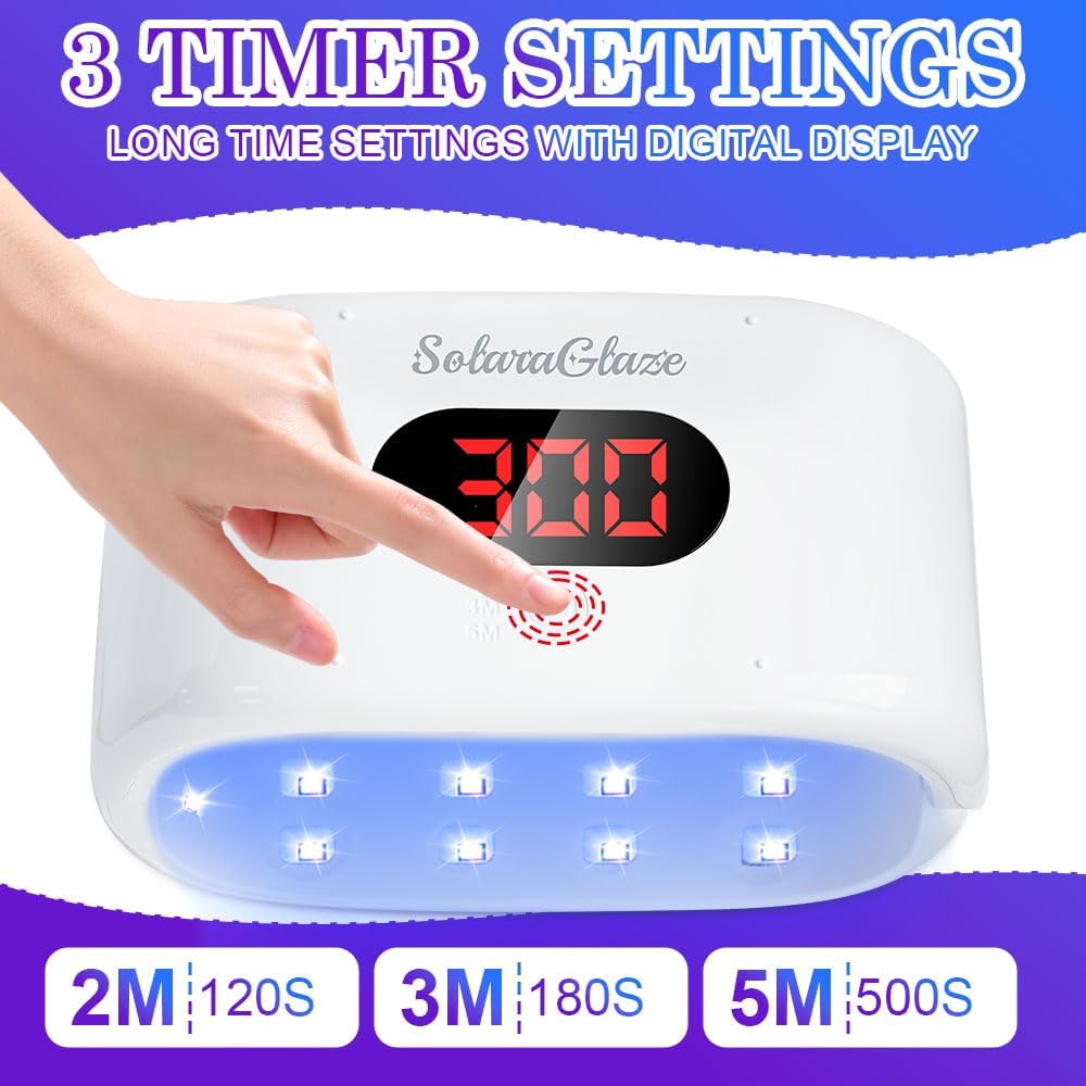 SolaraGlaze UV Resin Kit with Light 240g Hard Type Clear UV Resin Jewelry Making Kit Two-Sided Light and Molds DIY Jewelry Making Supplies for Keychain and Earring