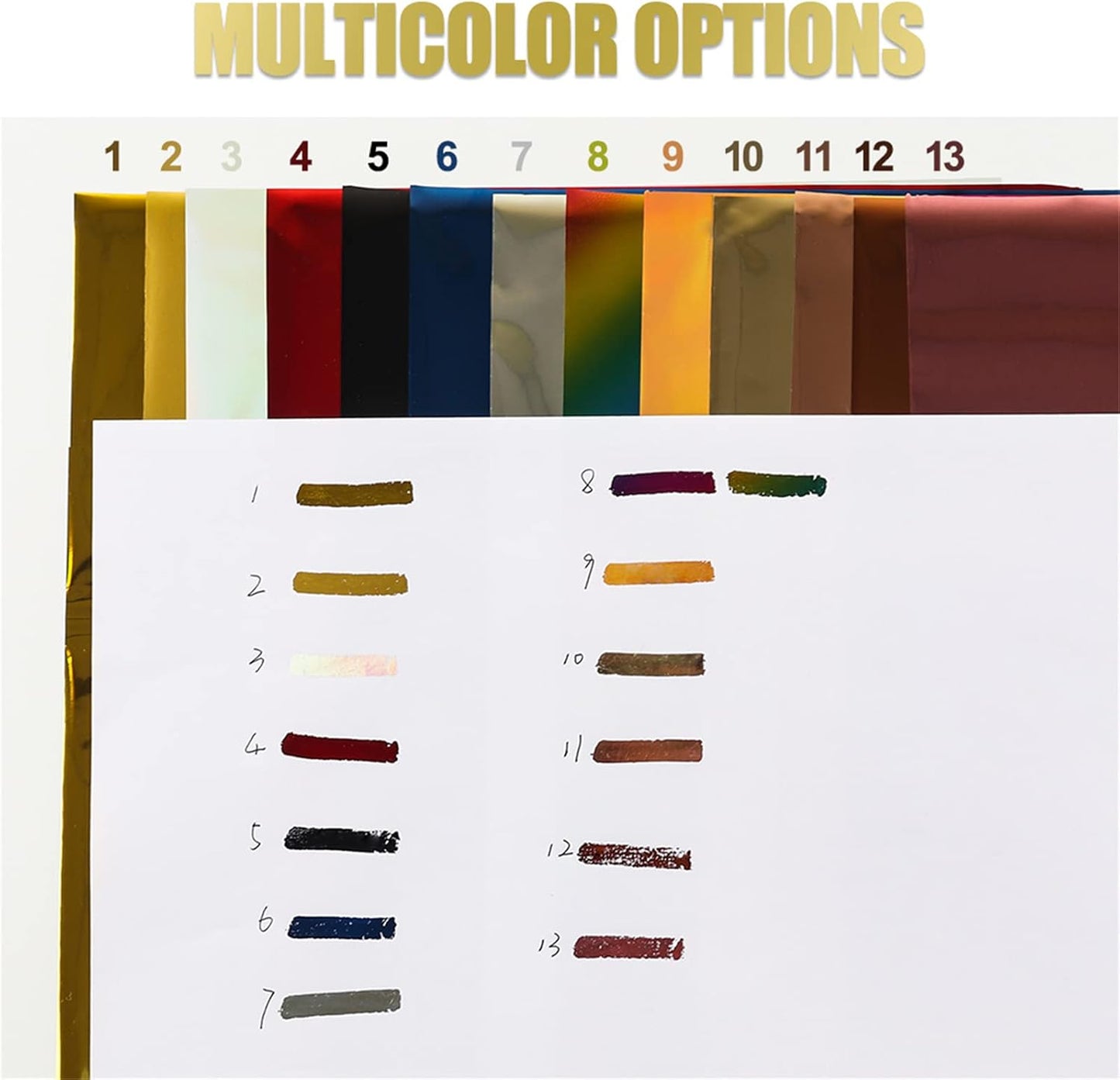 Briartw 20x29cm Hot Foil Paper 50 Sheets Pack Toner Reactive Foil Hot Stamping Foil Paper by Laser Printer and Laminator for Scrapbooking Craft Cardmaking DIY Album (Pale Gold, 50 Sheets)