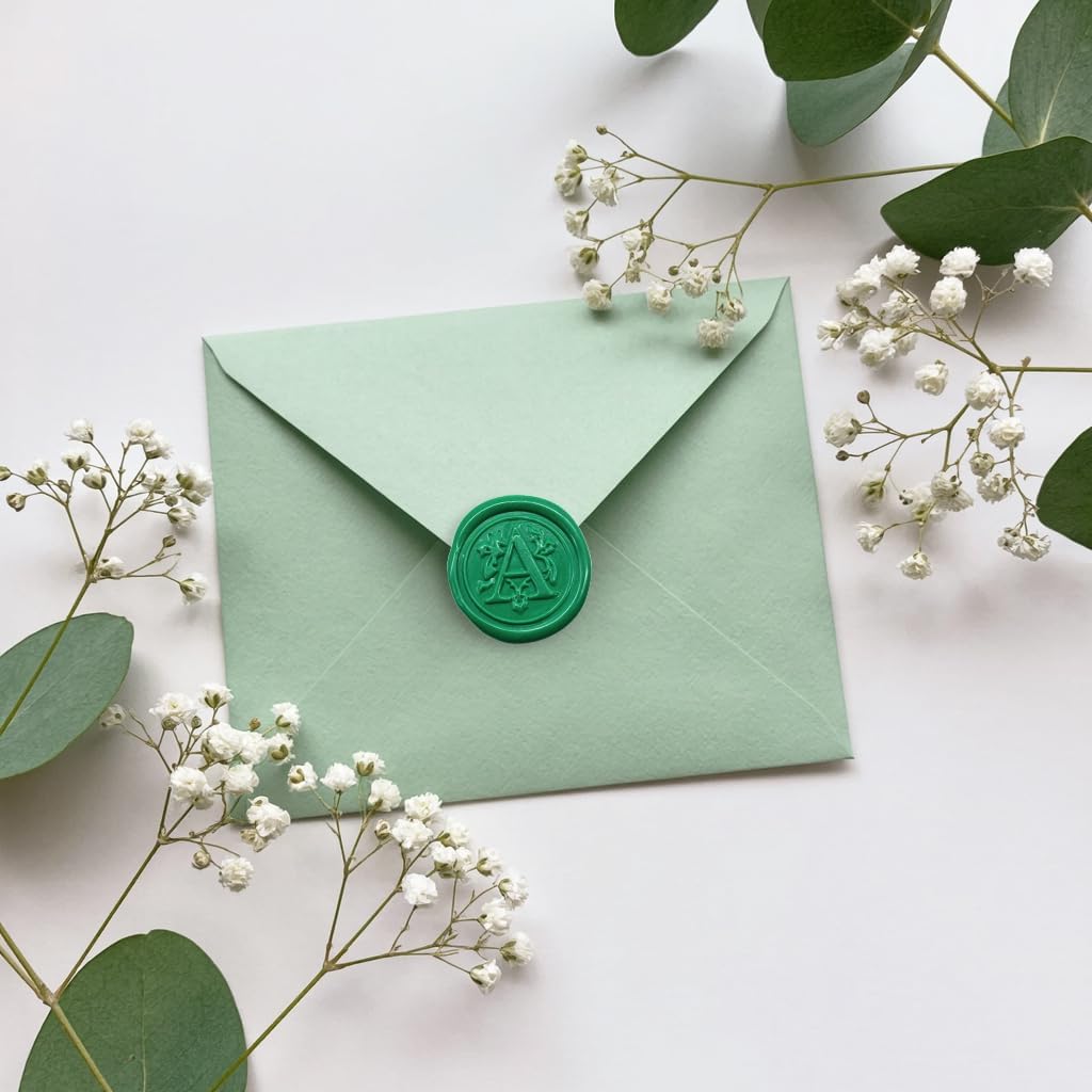 16pcs/Set Glue Gun Sealing Wax Stick for Documents Sealing Gift Decoration (Green)