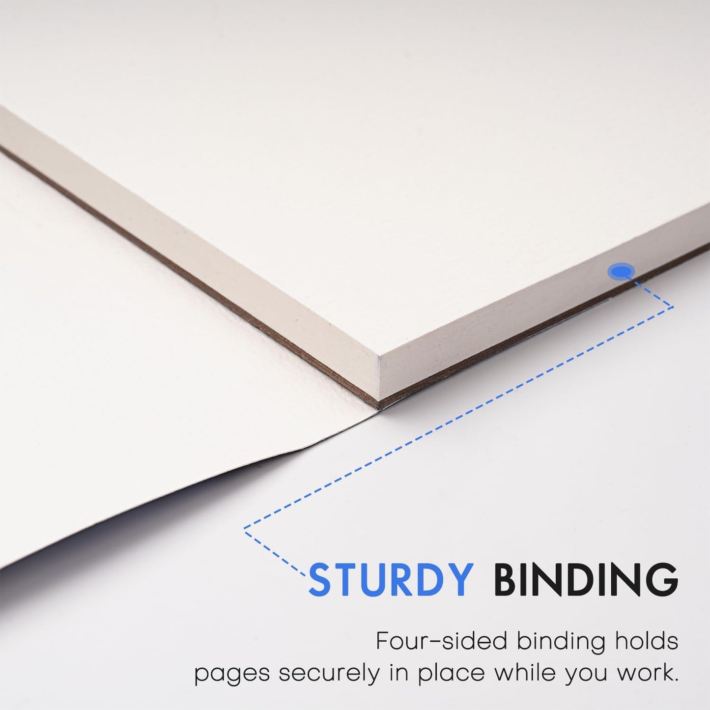 Watercolor Paper Block 9x12 Inch, Fuumuui 100% Cotton Paper Pad, 22 Sheets, Cold Pressed, Acid-Free, 140 lb/300gsm for Painting, Drawing, Art Journaling, Professional Artist Quality