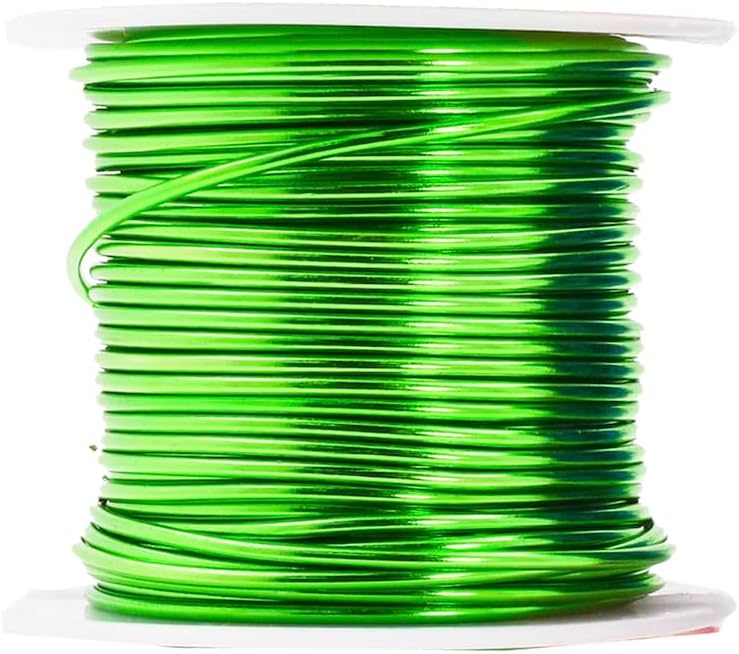 Mandala Crafts 18 Gauge Anodized Aluminum Craft Wire for Jewelry Making - 400 FT Colored Flexible Rainbow Wire - Bendable for Bonsai Armature Crafting Sculpting