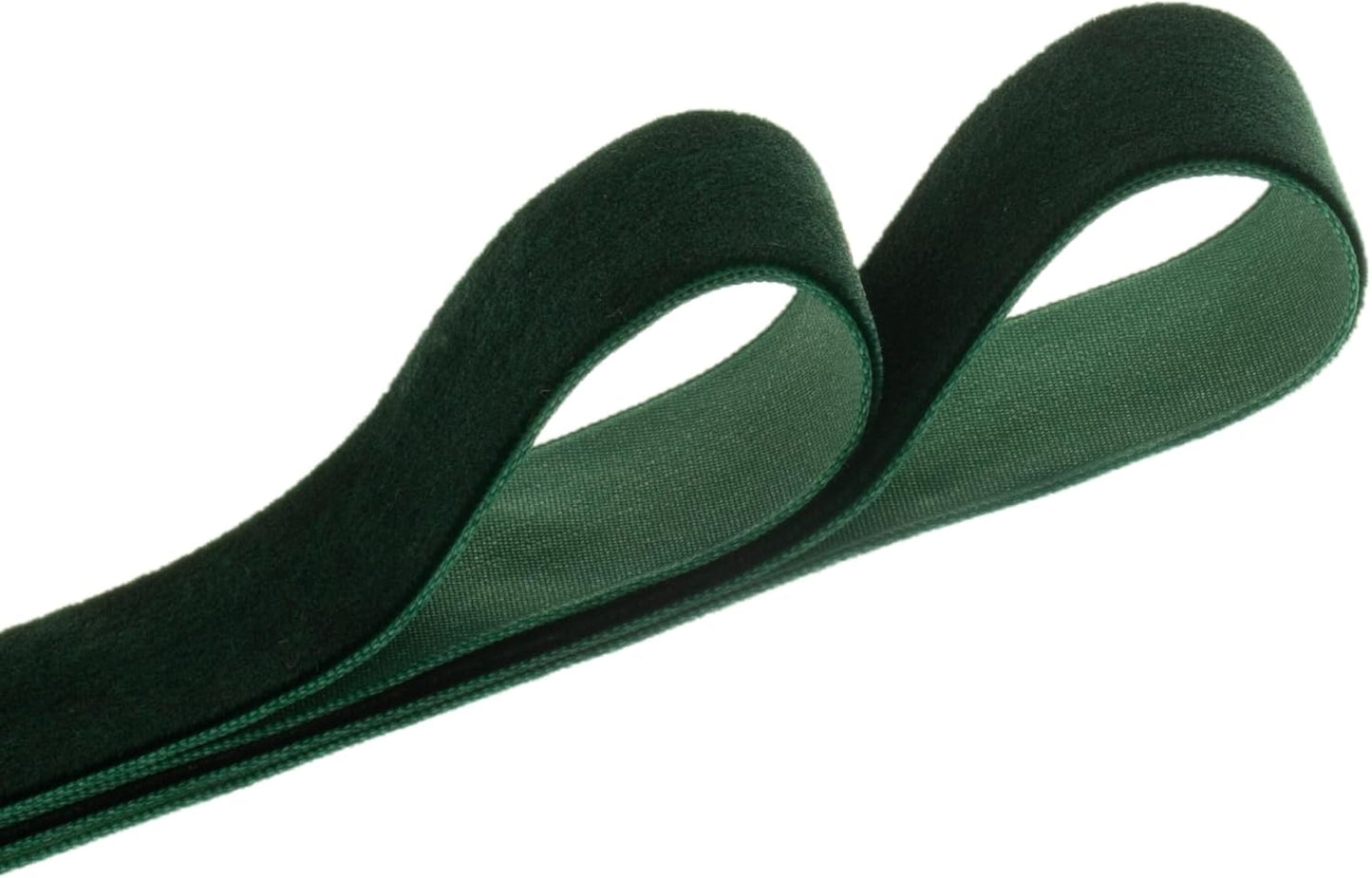 Vintage Hunter Green Velvet Ribbon, 1 Inch X 25Yd