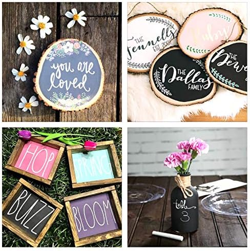 Chalkboard Blackboard Paint - Brush on Wood, Metal, Glass, Wall, Plaster Boards Sign, Frame or Any Surface. Use with Chalk Pen Wet Erase, Non-Toxic - Matte Finish [Green] - (8.5oz Cover 32 sf)