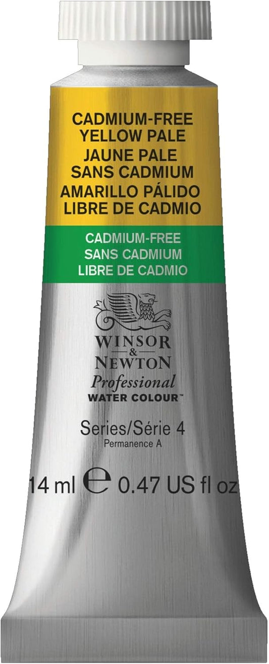 Winsor & Newton Professional Watercolor, 14ml (0.47-oz) Tube, Cadmium-Free Yellow Pale