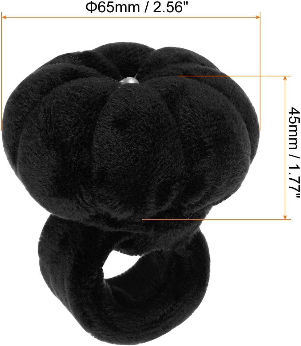 HARFINGTON Wrist Pin Cushions Band Sewing Needle Cushion Needle Holder Pincushions with Adjustable Strap Fit All Wrist Sizes for Sewing Quilting Needlework Crafts, Black