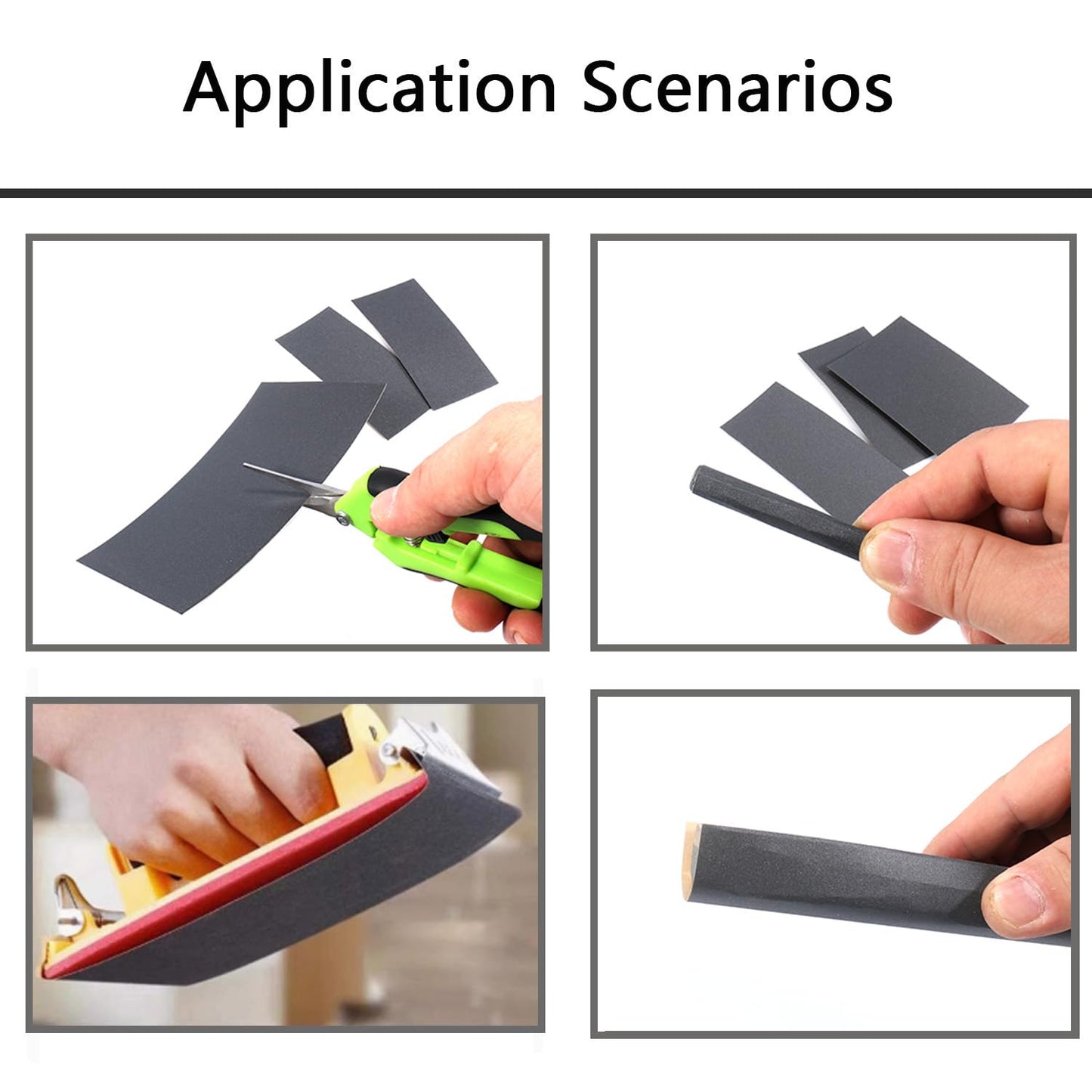 30Pcs 9 x 3.6 Inchs 400 Grit Wet and Dry Handmade Universal Sanding Sheets, Suitable for Woodworking Furniture/Automobiles/Metal/Lacquer Polishing Sandpaper