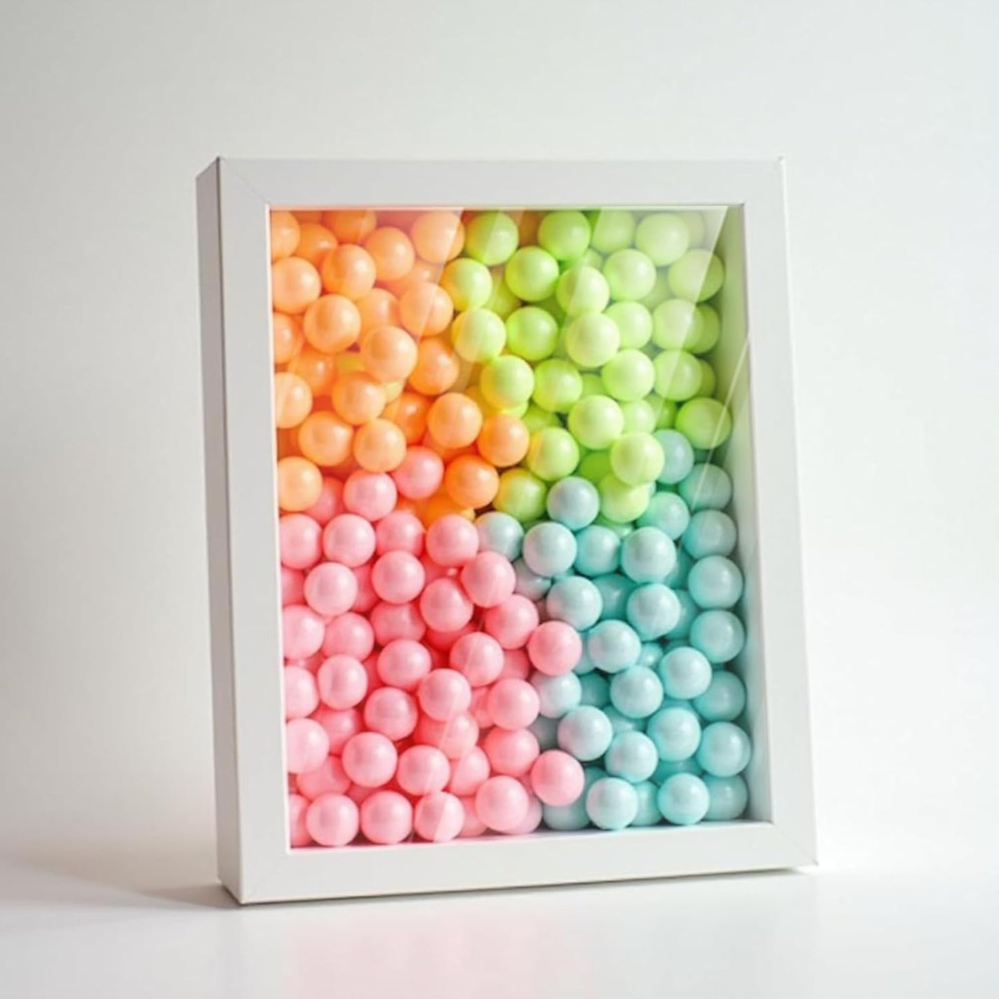 cobee 200 Pcs White Craft Foam Balls, 0.6-inch Round Foam Balls, Small Foam Balls Polystyrene Craft Balls for Handmade DIY Crafts, and Holiday Party Decorations