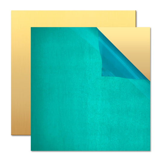 Brass Sheet,4" x 4"-18 Gauge(1mm) Thickness,99.9% Pure Brass Plates for DIY, Jewelry, Electrical, Repair, Industrial(2 Pac）