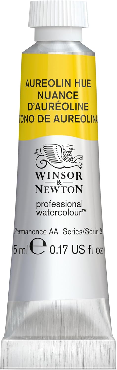 Winsor & Newton Professional Watercolour, Revival Collection, 5ml (0.17-oz) Tube, Aureolin Hue