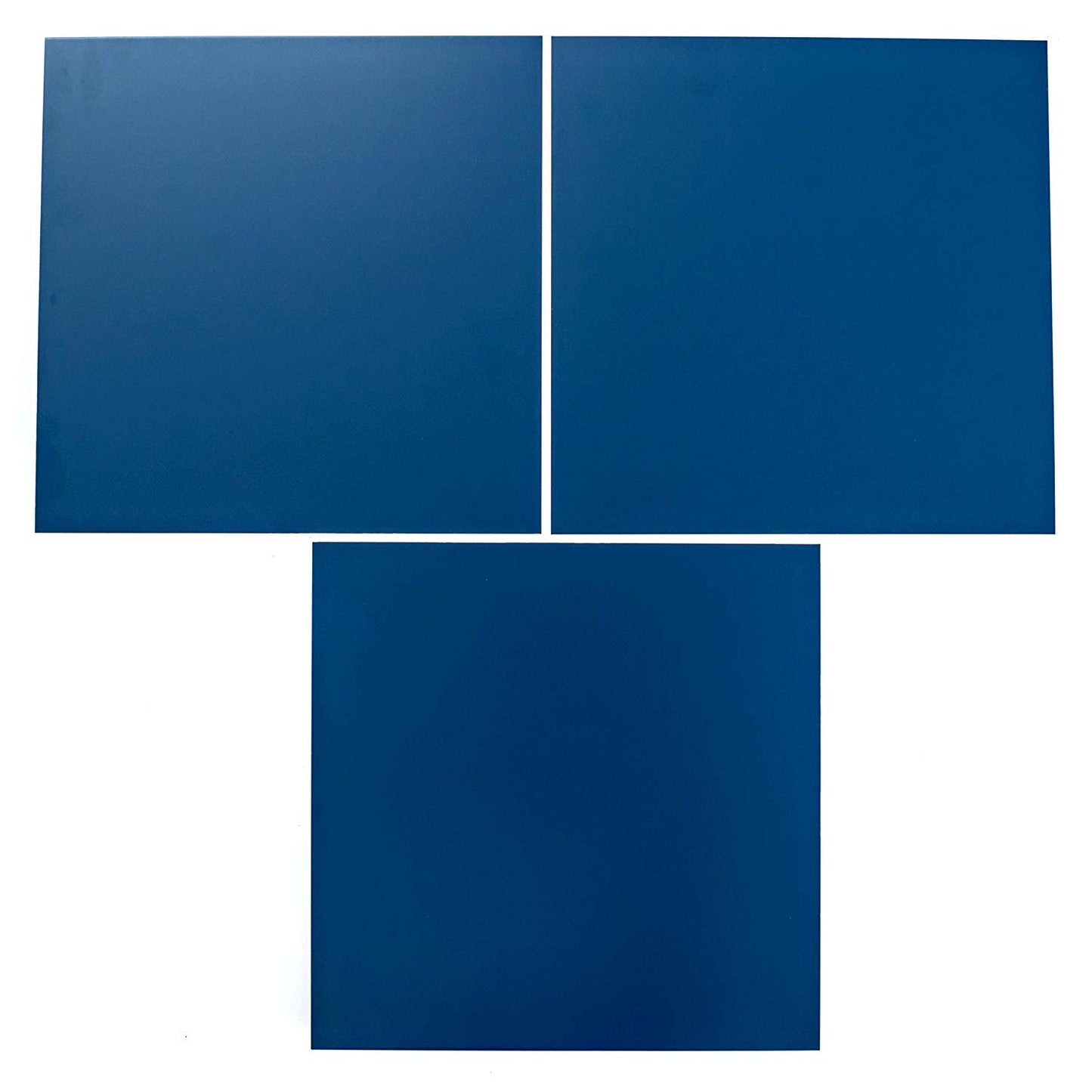 EAGLE 1: 12" x 12" 26 Gauge Sheet Metal Squares (3 Pack Per Order, Multiple Colors) Great for Arts, Crafts, DIY Home or Work Projects (18" X 18", Blue)