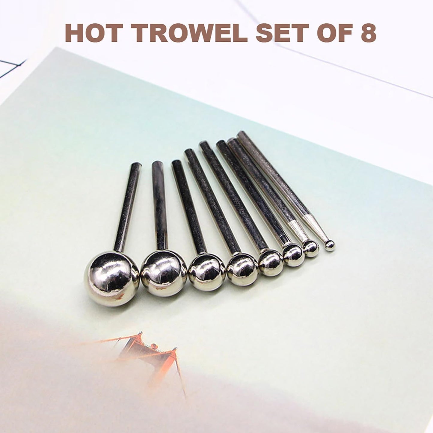 Flower Making Kit, Electric Fabric Flower Maker, Artificial Flower Ironing Machine with 11 Ironing Heads, Adjustable Temperature, Fake Flower Making Tools Kit